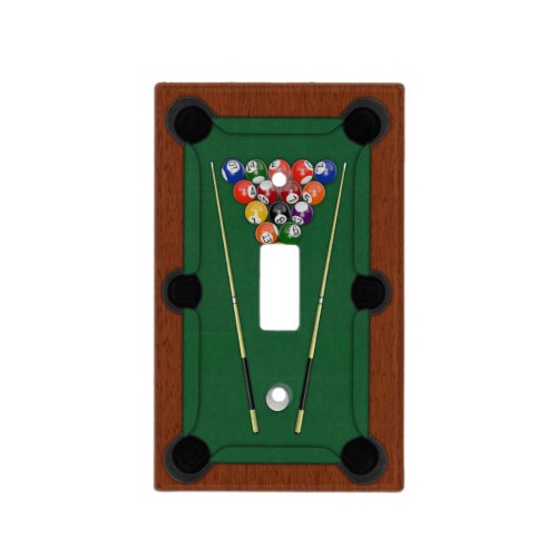 Billiards Light Switch Cover