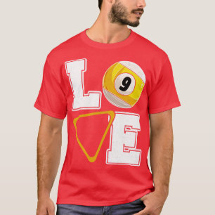 Billiards Love Pool Player Billiards Lover  T-Shirt