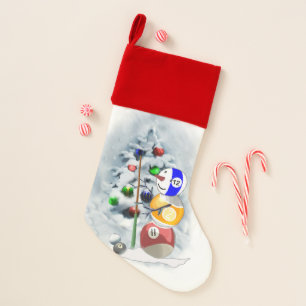 Billiards Lover Christmas Stocking