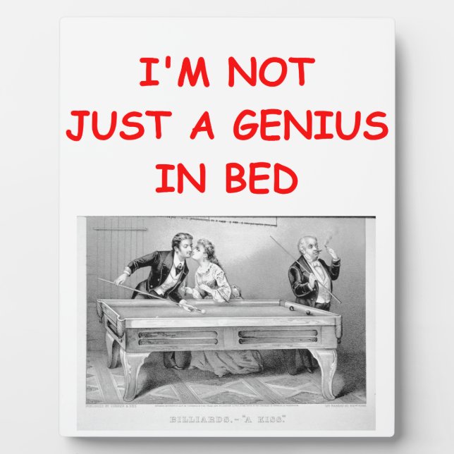 BILLIARDS PLAQUE (Front)