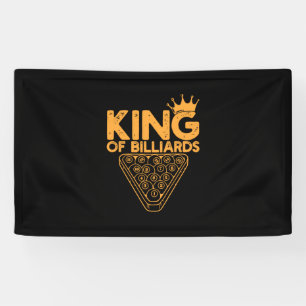 Billiards Player King Of Billiards Banner
