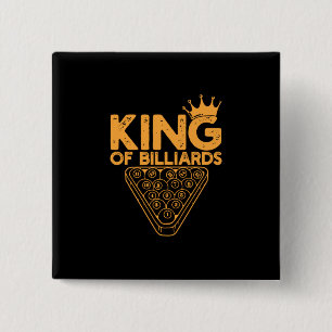 Billiards Player King Of Billiards Button