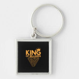 Billiards Player King Of Billiards Keychain