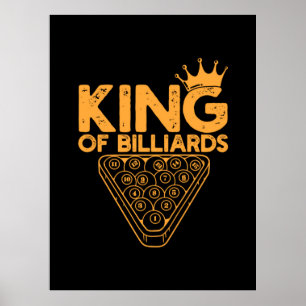 Billiards Player King Of Billiards Poster