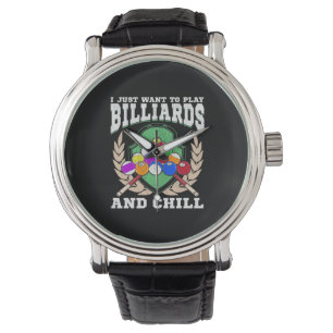 Billiards Player Play Billiards And Chill Watch