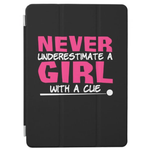 Billiards Player  Pool Billiards Girl With A Cue iPad Air Cover