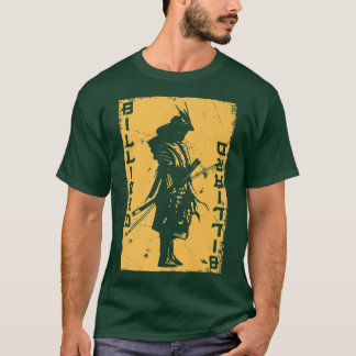 Billiards Player Samurai Japan Warrior Snooker Poo T-Shirt
