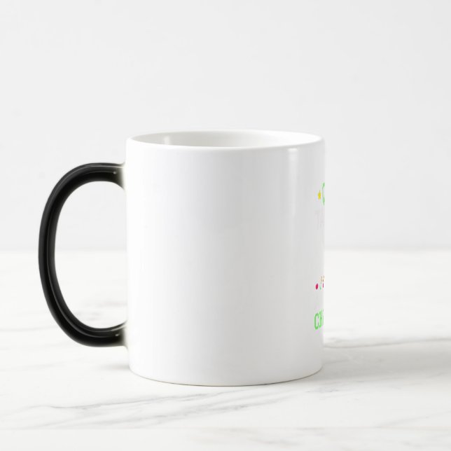 Billiards Player | Snooker Start Chalking Color Morph Mug (Left)