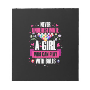 Billiards Player This Girl Can Play Pool Billiards Notepad