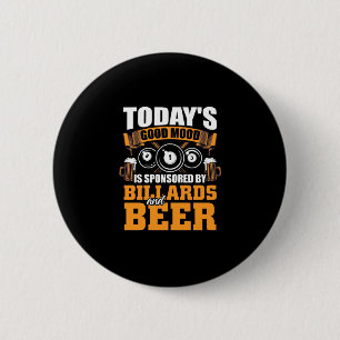 Billiards Player Today Billiards And Beer Button