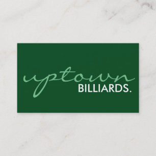 billiards plus location. (color customizable) business card