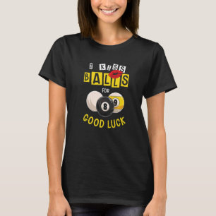 Billiards Pool 8 Ball Snooker Female Billiard Play T-Shirt