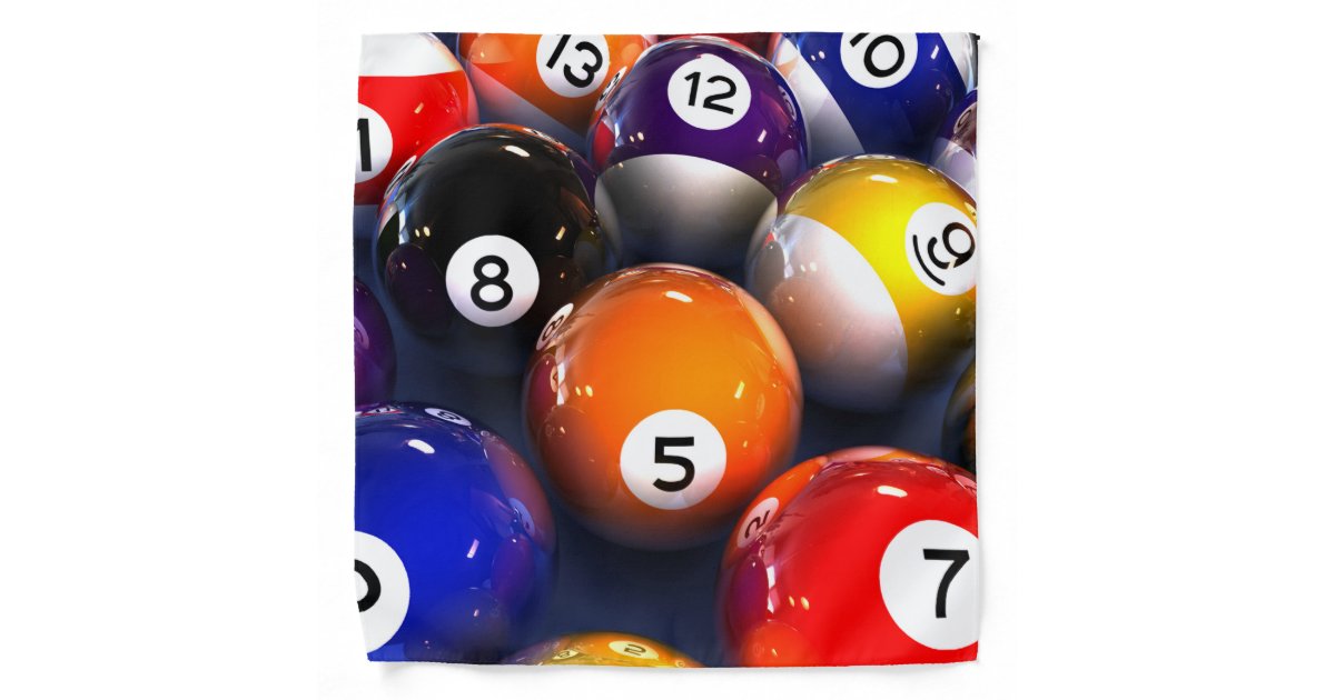 Billiards Pool Balls Bandana