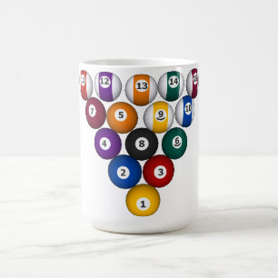 Billiards / Pool Balls: Custom Mug