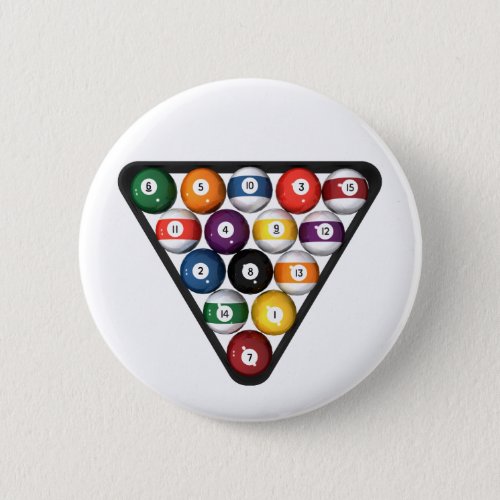 Billiards  Pool Balls Racked Button