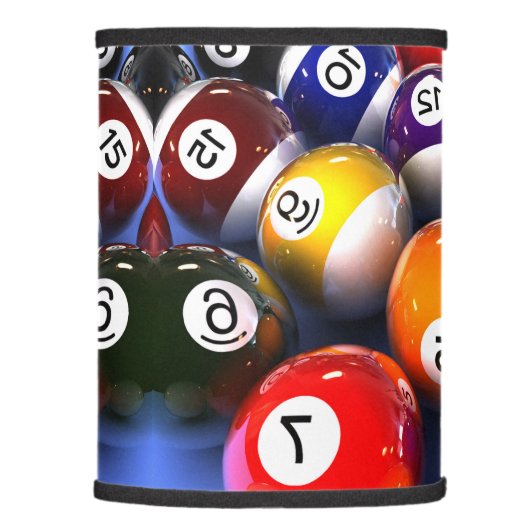 Billiards Pool Balls Table Lamp (Right)