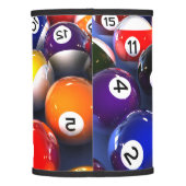Billiards Pool Balls Table Lamp (Back)