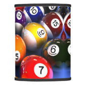 Billiards Pool Balls Table Lamp (Front)
