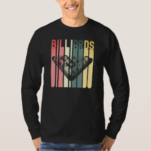 Billiards Pool Bar Sports Retro 8 Ball Stick Playe T-Shirt