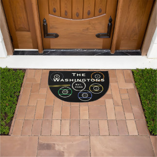 Billiards Pool Fun Door Mat Doormat Rug