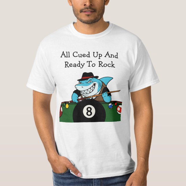 Billiards Pool Hall Rebel Funny Tshirts (Front)