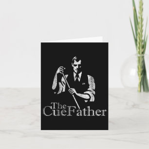 Billiards Pool Hall Sport The Cue Father Card