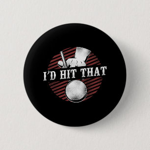 Billiards Pool Player Ball Pun Vintage Retro Id Hi Button