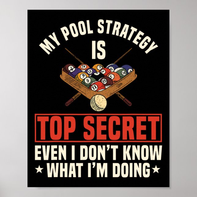 Billiards Pool Snooker Billiard Ball Table Nine-ba Poster (Front)