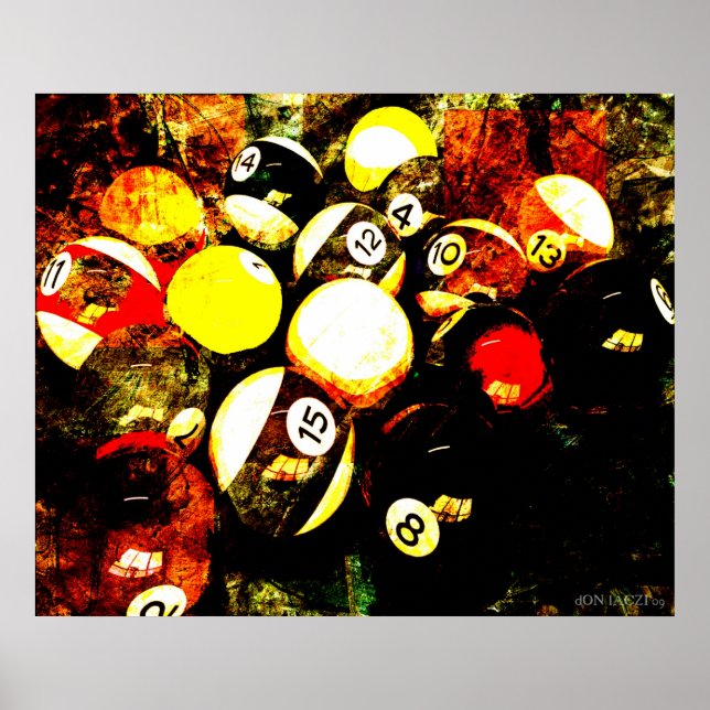 Billiards Poster (Front)