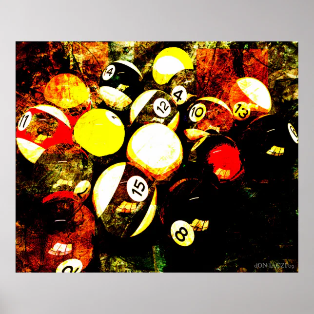 Billiards Poster | Zazzle