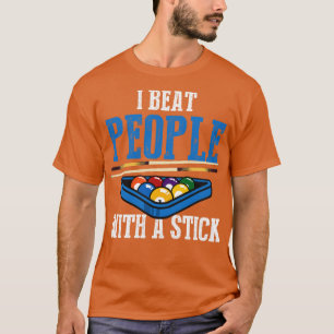 Billiards Puns Pool Player  Billiards  Triangle Ra T-Shirt