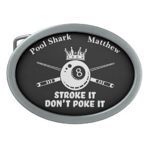 Billiards Quotes for Fans and Players Belt Buckle