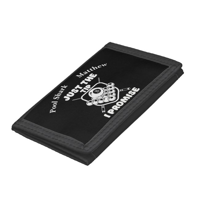 Billiards Quotes for Players Trifold Wallet (Bottom)