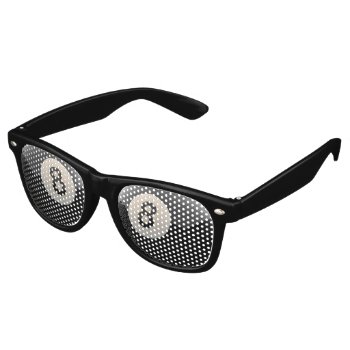Billiards Snooker 8-ball Party Shades by FineDezine at Zazzle