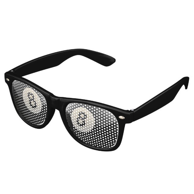 Billiards Snooker 8-Ball Party Shades (Angled)