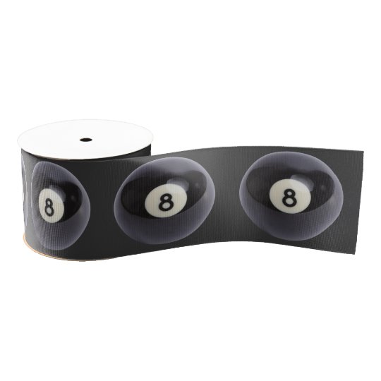 Billiards Snooker 8-Ball Ribbon | Zazzle.com