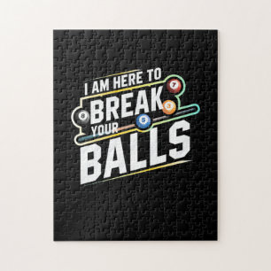 Billiards Snooker Is Here To Break Your Balls Jigsaw Puzzle
