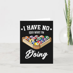 Billiards Snooker Pool Game Player Sports Competit Card