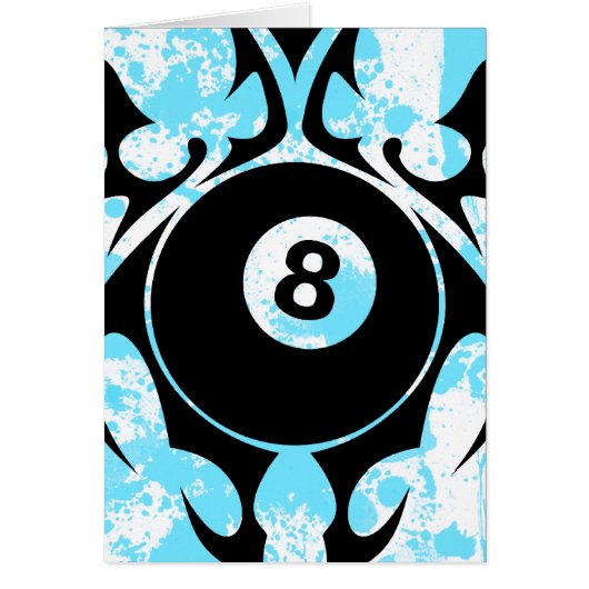 billiards. tribal. cards (Front)