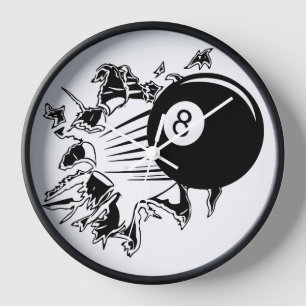 Billiards Wall Clock
