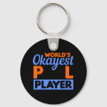 Billiards Worlds Okayest Pool Player 8 Ll 1  Keychain