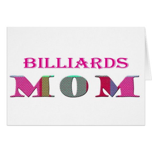 BilliardsMom Cards (Front Horizontal)