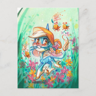 Billie and the Bees Postcard