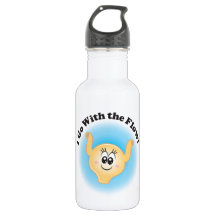 Billie Bladder "I Go With The Flow" Water Bottle