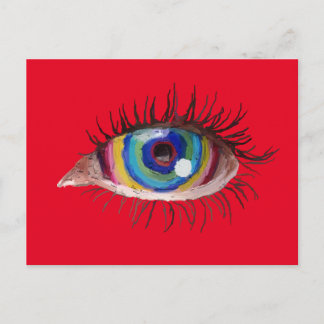 Billie eye postcard