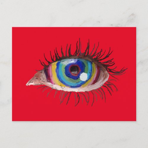 Billie eye postcard