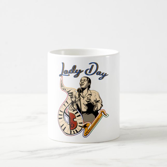 Billie Holiday Coffee Mug (Center)
