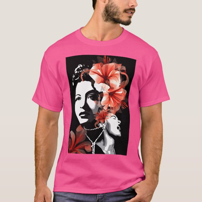 Billie Holiday Lady Day Poster T-Shirt (Front)