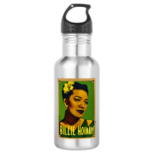 Billie Holiday Stainless Steel Water Bottle