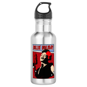 Billie Holiday Stainless Steel Water Bottle